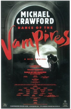 Framed Dance of the Vampires (Broadway) Print