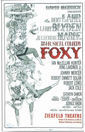 Framed Foxy (Broadway) Print