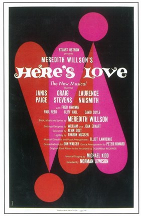 Framed Here&#39;s Love (Broadway) Print