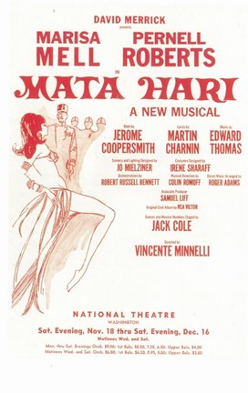 Framed Mata Hari (Broadway) Print