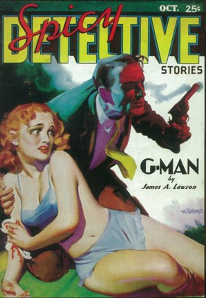 Framed Spicy Detective Stories (Pulp) Print