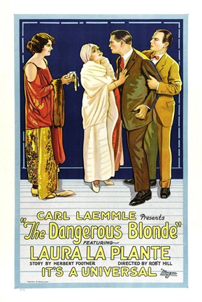 Framed Dangerous Blondes Print