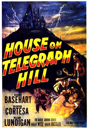 Framed House on Telegraph Hill Print