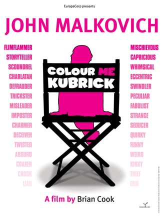 Framed Colour Me Kubrick Print