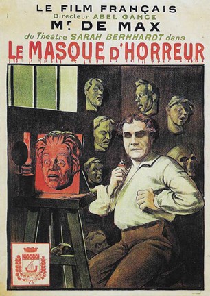 Framed Le Masque d&#39;horreur Print