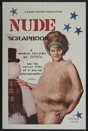 Framed Nude Scrapbook Print