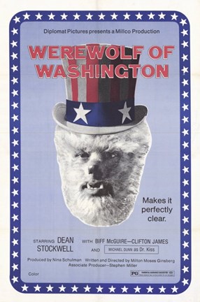 Framed Werewolf of Washington Print