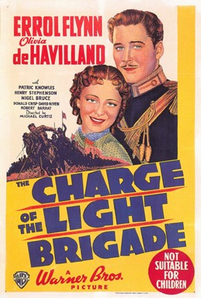 Framed Charge of the Light Brigade - Warner Bros Print