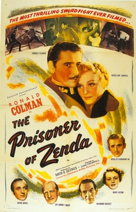 Framed Prisoner of Zenda Print