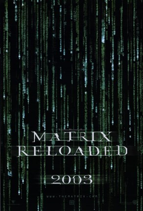 Framed Matrix Reloaded Logo Print