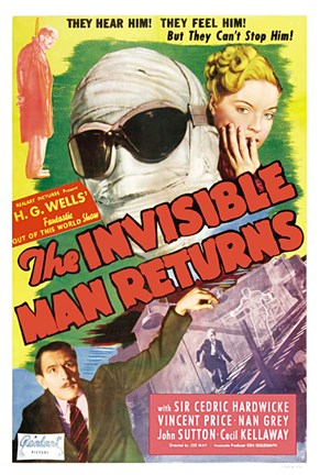 Framed Invisible Man Returns Print