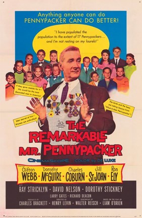 Framed Remarkable Mr. Pennypacker Print