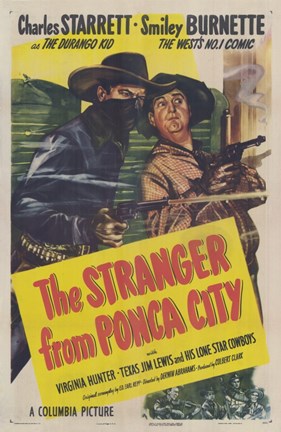 Framed Stranger from Ponca City Print