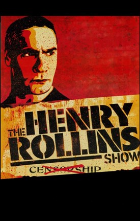 Framed Henry Rollins Show Print