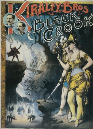 Framed (Broadway) Black Crook Print