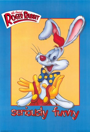 Framed Who Framed Roger Rabbit - Seriously Funny Print