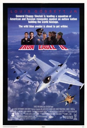 Framed Iron Eagle 2 Print