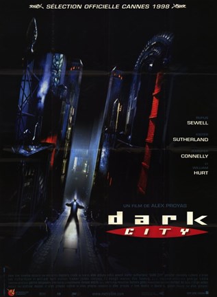 Framed Dark City - black Print