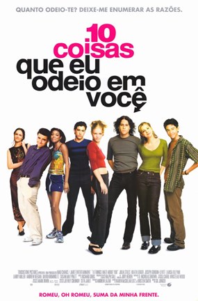 Framed Ten Things I Hate About You Portuguese Print