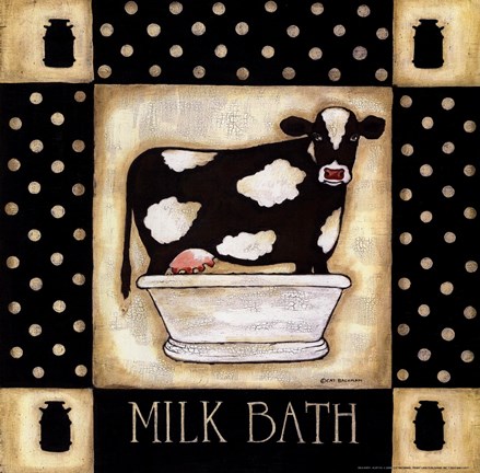 Framed Milk Bath Print