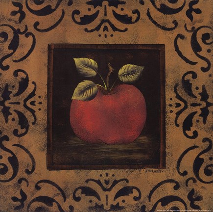Framed Antique Apple Print