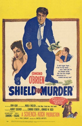 Framed Shield for Murder Print