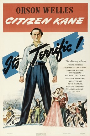 Framed Citizen Kane It&#39;s Terrific! Print