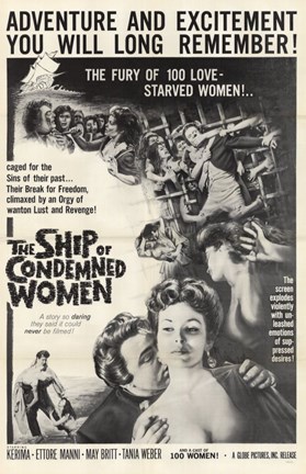 Framed Ship of Condemned Women Print