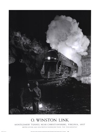 Framed Montgomery Tunnel Near Christiansburg, Virginia, 1957 Print