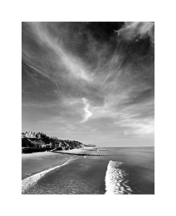 Framed Cromer Beach, England Print