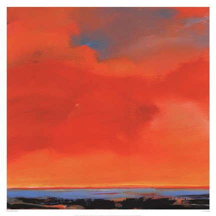 Framed Red Sky Print
