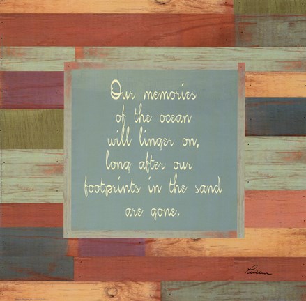 Framed Beaches Quotes I Print