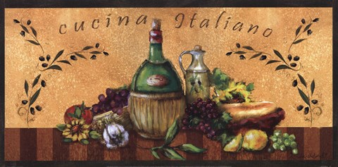 Framed Cucina Italiano Print