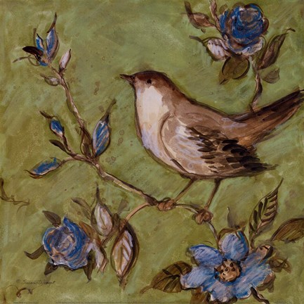 Framed Native Finch II Print