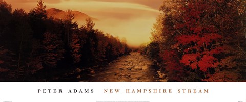 Framed New Hampshire Stream Print