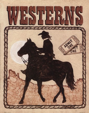 Framed Western Print