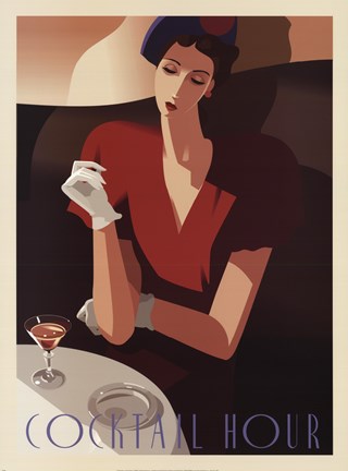 Framed Cocktail Hour Print