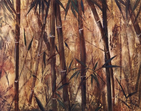 Framed Bamboo Forest II Print