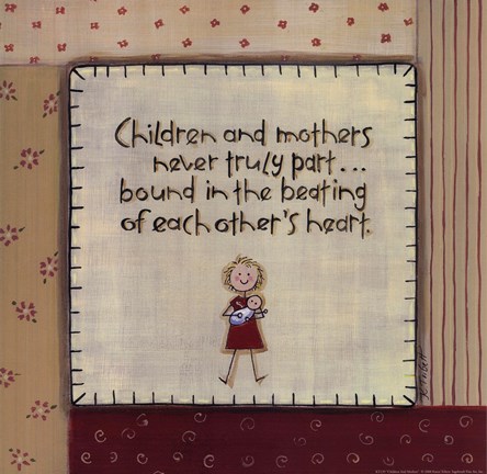 Framed Children And Mothers Print