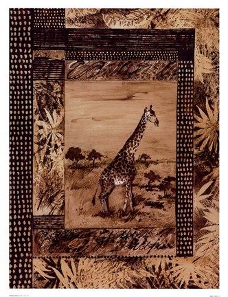 Framed Animal Safari ll Print