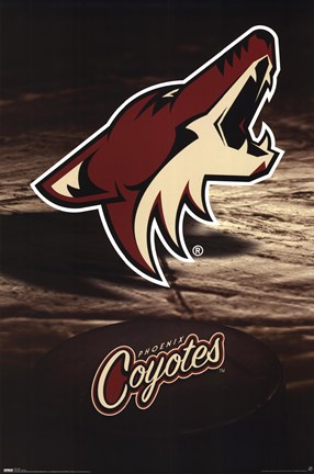 Framed Coyotes - Logo 08 Print