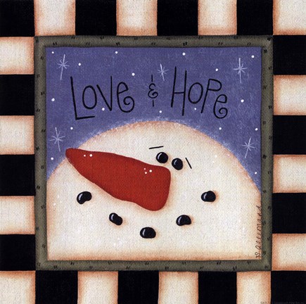 Framed Love and Hope Print
