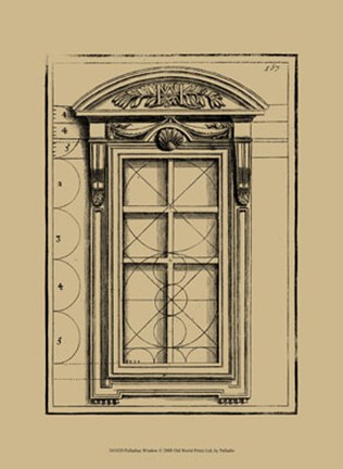 Framed Palladian Window Print