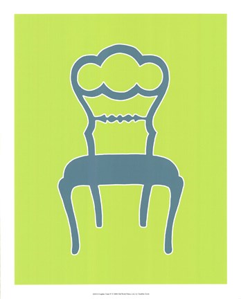Framed Graphic Chair IV Print