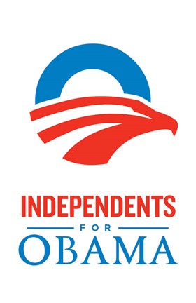 Framed Barack Obama - (Independents for Obama) Campaign Poster Print