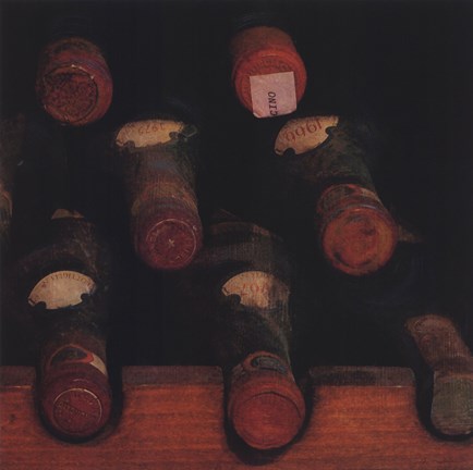 Framed Vintage Wine Cellar II Print