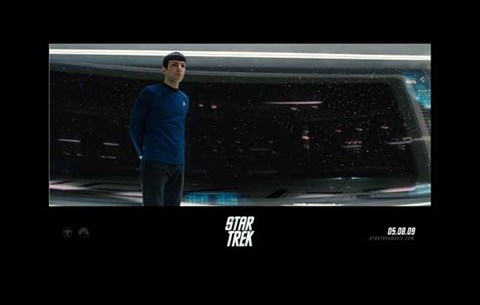 Framed Star Trek XI - style T Print