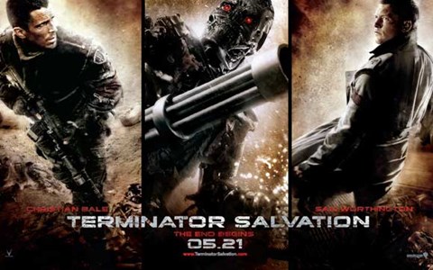 Framed Terminator: Salvation - style H Print