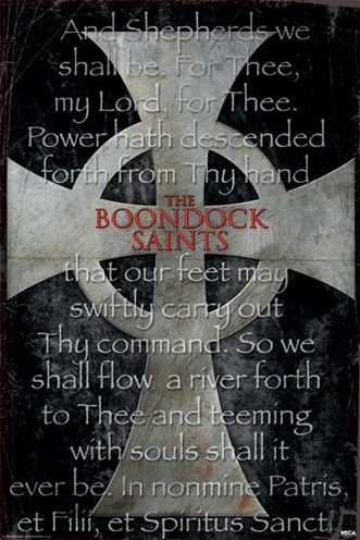 boondock saints celtic cross. at the oondocks parody