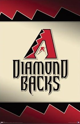 Framed Arizona Diamondbacks - Logo 2009 Print